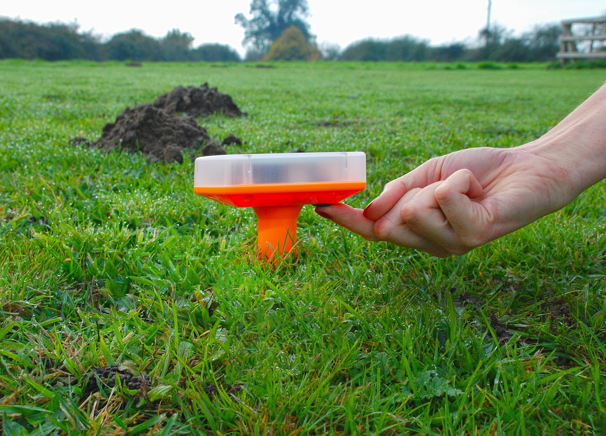 Solar-Powered Sonic Mole Spike