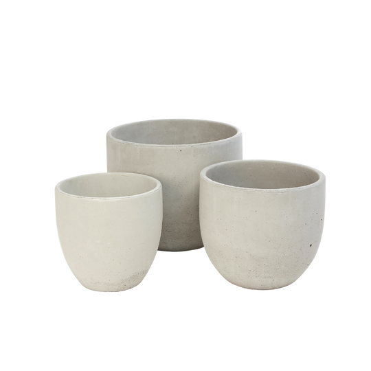 Good Roots Finn Concrete Pot