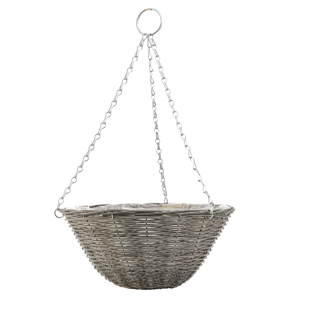 Good Roots Good Roots Rattan Effect Hanging Basket – Good Roots Store